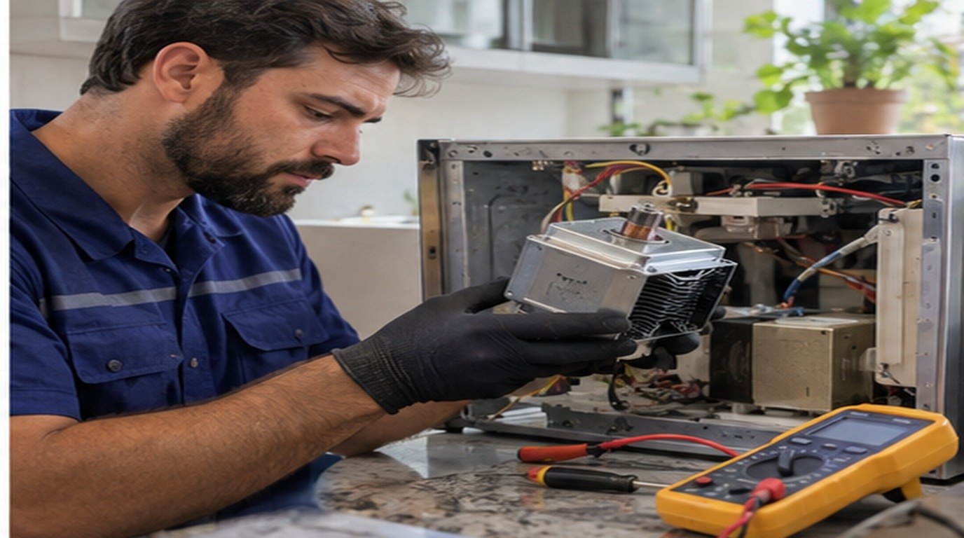 Conserto de micro-ondas em Florianópolis‑SC: troca do magnetron